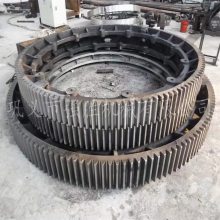 回转窑用大齿轮 钢齿圈 压瓦机输送设备用传动配件加工定制