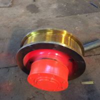 φ700 210主动车轮组 轴承角箱车轮组 航吊轮 轨道轮 澳尔新牌