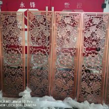 风景 人物艺术屏风隔断加工 艺术造型屏风隔断 金属镂空雕花加工 大型数控机床加工