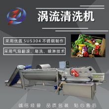 净菜涡流清洗机 果蔬加工设备 净菜加工流水线
