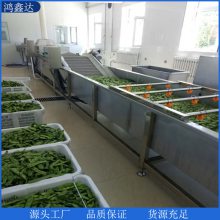 连续式洗菜机 喷淋洗果机 水果蔬菜加工清洗机 果蔬净菜输送设备