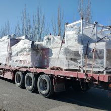 国际汽运 河北至吉尔吉斯斯坦比什凯克 大件设备 冷藏车 喀什利河伯