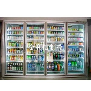 多门连接式饮料柜酒水冷藏展示柜